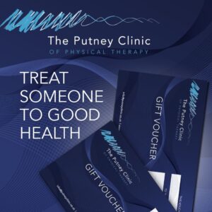 Christmas gift vouchers from the Putney Clinic of Physical Therapy.
